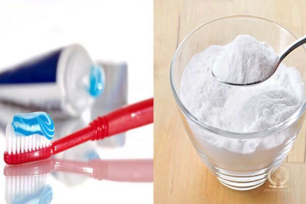cách làm nách hết thâm bằng baking soda và kem đánh răng